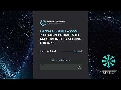 How to Create & Sell an E-Book Using Canva and ChatGPT Make Passive Income Online! #chatgptprompts