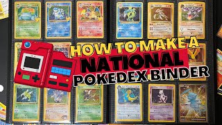 How To Make A National Pokedex Binder