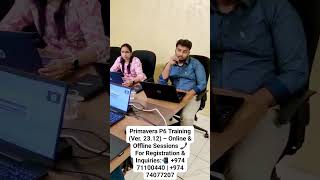 Primavera P6 Training (Ver. 23.12) – Online & Offline Sessions.  #PrimaveraP6  #P6TrainingQatar