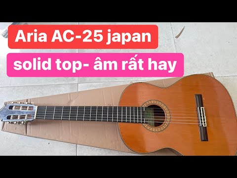 Đàn guitar Aria AC-25 japan tip solid âm rất hay. Giá: 3tr600k guitar aria 0936057750