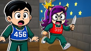 TROLLEO a MI FAMILIA en El JUEGO DEL CALAMAR 3 en ROBLOX! | Karim Juega
