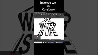 bottle design with envelop tool in CorelDRAW #art #tutorial#coreldraw