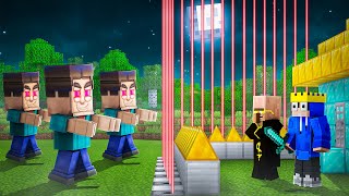 Grotesque Steve vs Security House In Minecraft
