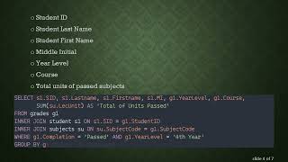 Combining SQL Queries for Student Grades: A Simplified Approach
