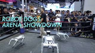New robotic dogs showcased at WAIC in Shanghai aim to tackle all-terrain environment