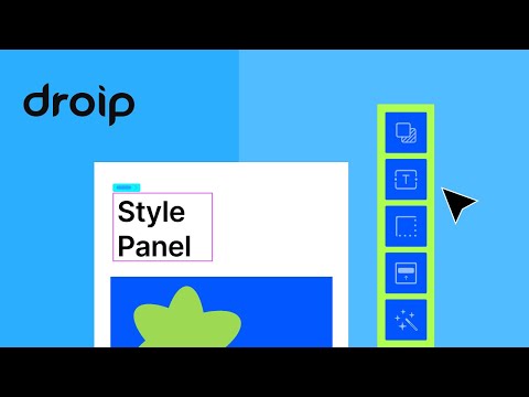 Droip Style Panel: The Ultimate No-code Web Design Control