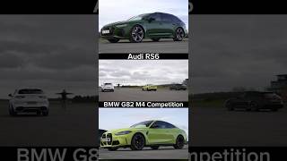 Audi RS6 Vs BMW G82 M4 Competition #audi #rs6 #audirs6 #bmw #g82 #g82m4 #m4competition #bmwg82 ￼