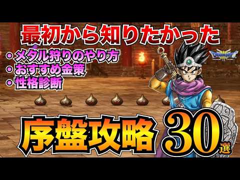 【ドラクエ3リメイク】序盤攻略30選！初心者が知っておきたい知識やコツを紹介！性格診断/職業/金策/メタル狩りetc…【HD-2D】