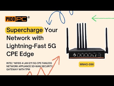 Supercharge Network with Lightning-Fast 5G CPE Edge | PICO PC® MNHO-096