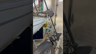 Mounting a transducer to a Minn Kota powerdrive. #fishing #minnkota #fisherman #alumacraft #fish
