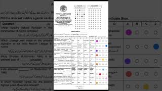 Fbise 12th Class (HSSC-II) Pakistan Studies Past Paper (Solved MCQs, Vers 1 and 2) 2024