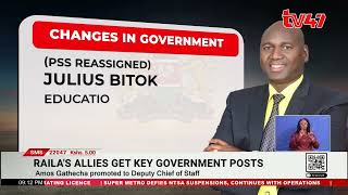 Raila Tibim? Odinga And ODM Insiders Get Key Government Posts In President Ruto Government Shakeup