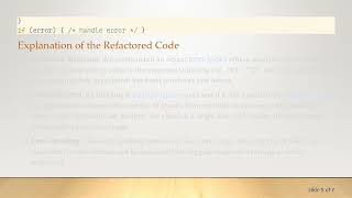 Refactoring JavaScript Code: Making it Shorter and More Efficient