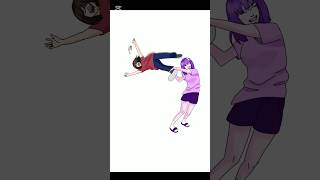 Drawing my OCs in goofy poses, PT 2! #art #funny #ocsart #meme #fyp #shorts