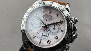 Rolex Cosmograph Daytona Pink Mother of Pearl 16519 PNK MOP AR DB - Rolex Certified Pre-Owned Review