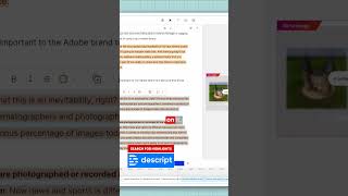 How to search for highlights in Descript #videoediting