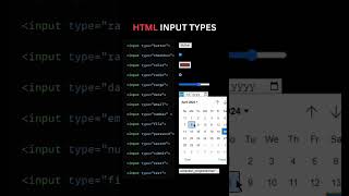 𝗖𝗼𝗱𝗶𝗻𝗴 ● 𝗔𝗜 𝗧𝗼𝗼𝗹𝘀 👨‍💻 𝟮𝟬𝟬𝗞🎯 - All HTML Input Types 📌 3M  Views💀🚀 Follow For More