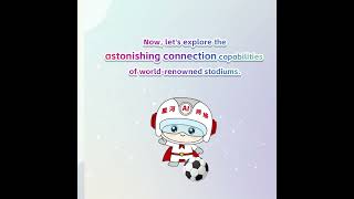 Let's explore the technology behind the global smart stadiums. #huaweitechnologies