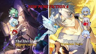 NEW Pure Fiction 4 | E0S1 The Herta Hypercarry & E0S1 Phainon Premium Team | Honkai Star Rail 3.4