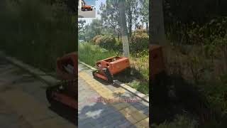 best quality wireless incline mower made in China #lawnmowerrobot #slopemower #lawnmaintenance
