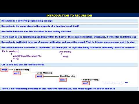 Stack - Video 5 - Introduction to Recursion