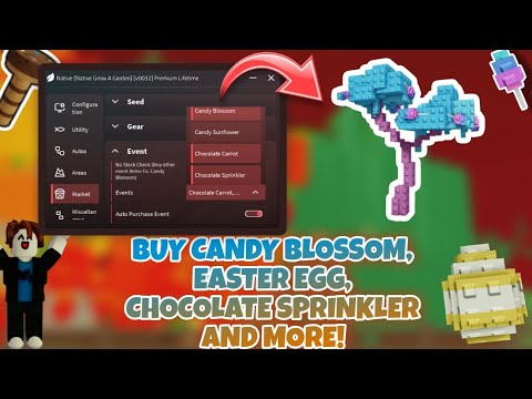 How to buy Candy Blossom in Grow a Garden | Old Server Finder Script in Grow a Garden