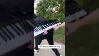 World’s Most Portable Keyboard Terence Folding Piano Challenge! Crazy On The Go Piano #terencepiano