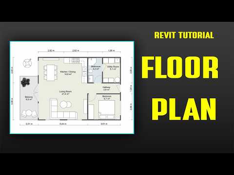 Revit 2025 - How To Create A Floor Plan  (For Beginners)