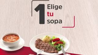 ¡TU MENÚ VIPS Sentura Zamora! A la hora de la comida, el menú lo armas tú.