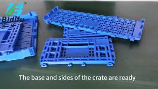 Plastic Folding Collapsible Crate Production Process