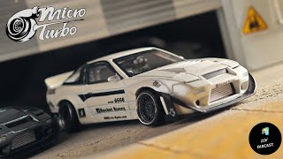 Nissan 180SX Pandem Rocket Bunny by Micro Turbo 1/64 | UNBOXING and REVIEW