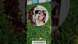4 inch customized frame with stand DM FOR ORDER:- 8431956718#resinlovers♥️ #resin#floralgarlands