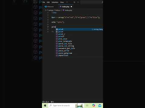 array_flip() function in php #development #php #coding #viralshorts #shorts