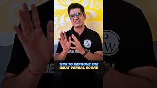 TIps to Improve the GMAT Verbal Score #shorts #gmatbpw