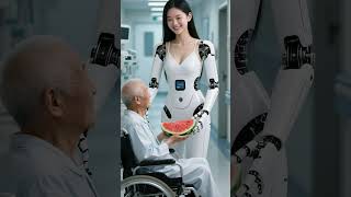 Buy a robot to help you take care of the old.#AIlife #RobotDaily #HumanRobot#robot #shorts #hashtag