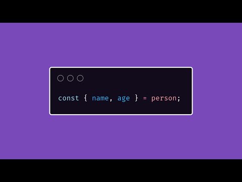 JavaScript OBJECT DESTRUCTURING 👨‍💻🔥 #shorts