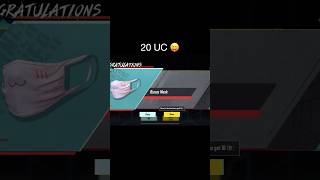 20UC Bunny Mask 🐰 #pubgm #pubgmobile #mythicforge #skins #gaming