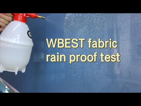Wbest Zip blind fabric Rainproof Test! 🌧️🔍#wbestshade #louverpergola #aluminumpergola