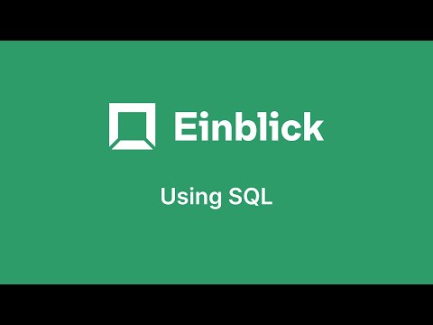 Using SQL