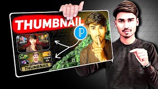 PixelLab Se Professional Thumbnail Kaise Banaye 2024 | Easy unique design