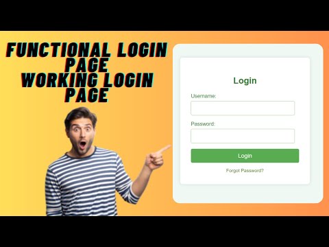 Build a Better Login: Functional PHP Page | Secure & Stylish PHP Login: Build a Functional Page