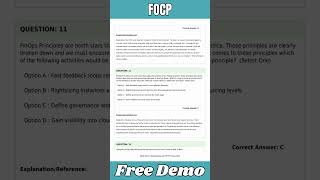 FOCP Certification Exam Dumps - Updated and Free