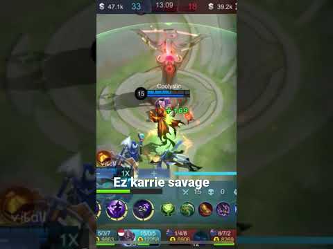 So easy to get savage with karrie MLBB