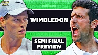 Sinner vs Djokovic | Wimbledon 2025 SF | Tennis Talk Prediction