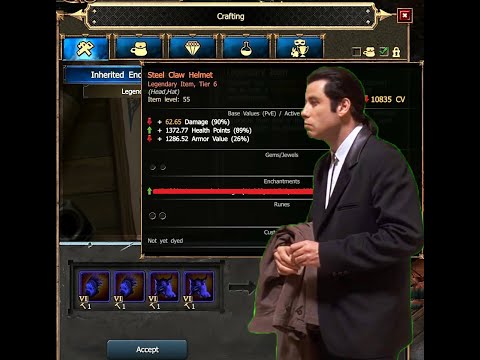 Successfully crafted 4x platinum helmet- Sleepygarnet|| Drakensang Online R226