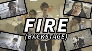 FIRE backstage with Akidearest, TheAnimeman and Sebastiano Serafini
