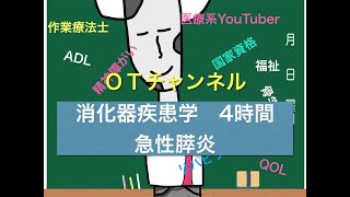 消化器疾患学（急性膵炎）　4時間目「作業療法士（OT）の為の国家試験対策」