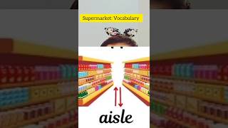 Vocabulary 101: Supermarket #english #learnenglish #vocabulary #pronunciation #grammar  #shorts