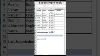 #shorts Excel Tip| #excel #youtubeshorts #trending #trendingshorts #viral #viralvideo #reels #new