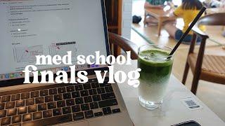 med school study vlog 🖊️ | FINALS EXAM WEEK, studying for finals